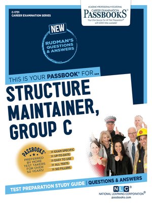 cover image of Structure Maintainer, Group C (Iron Work)